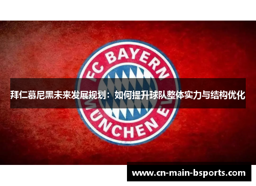 拜仁慕尼黑未来发展规划：如何提升球队整体实力与结构优化